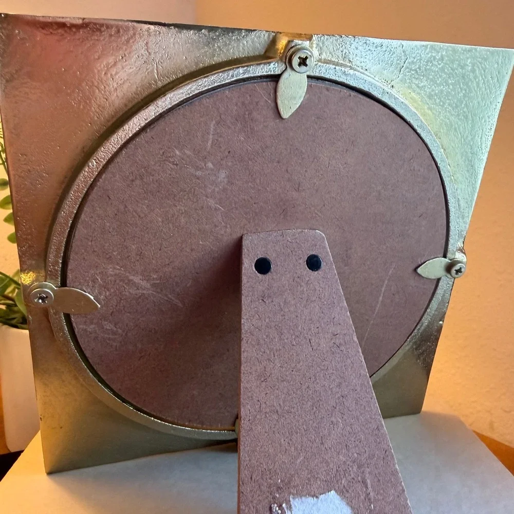 Solid Brass Round Opening Picture Frame 8
